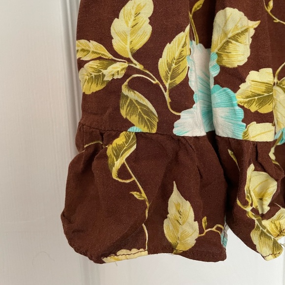 I Love H81 Los Angeles Brown Flower Dress - Picture 3 of 4